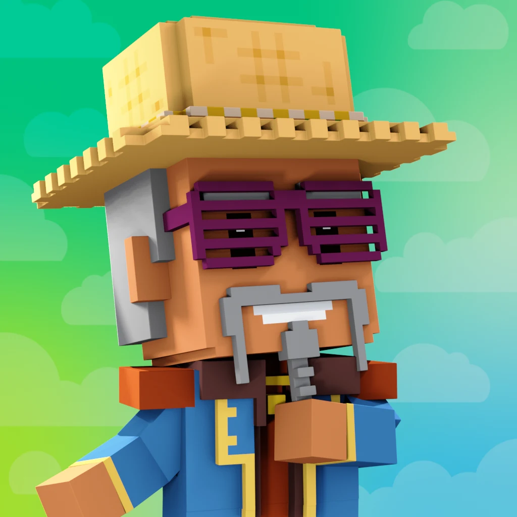 Pirate #7338 voxel render