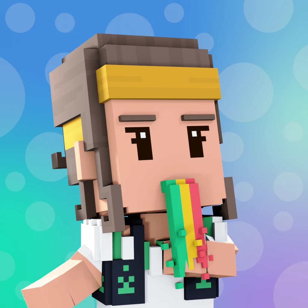 Pirate #7339 voxel render