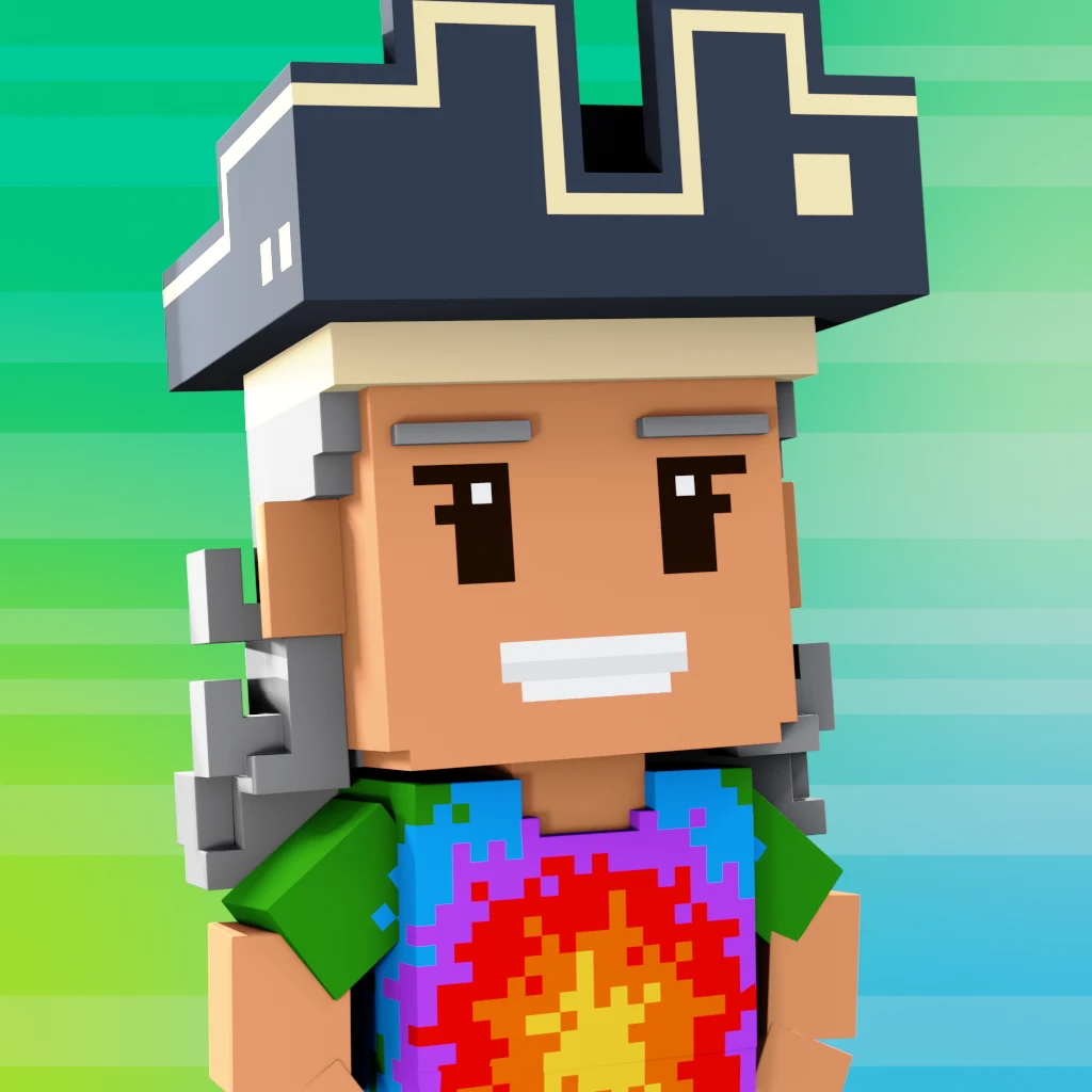 Pirate #7342 voxel render