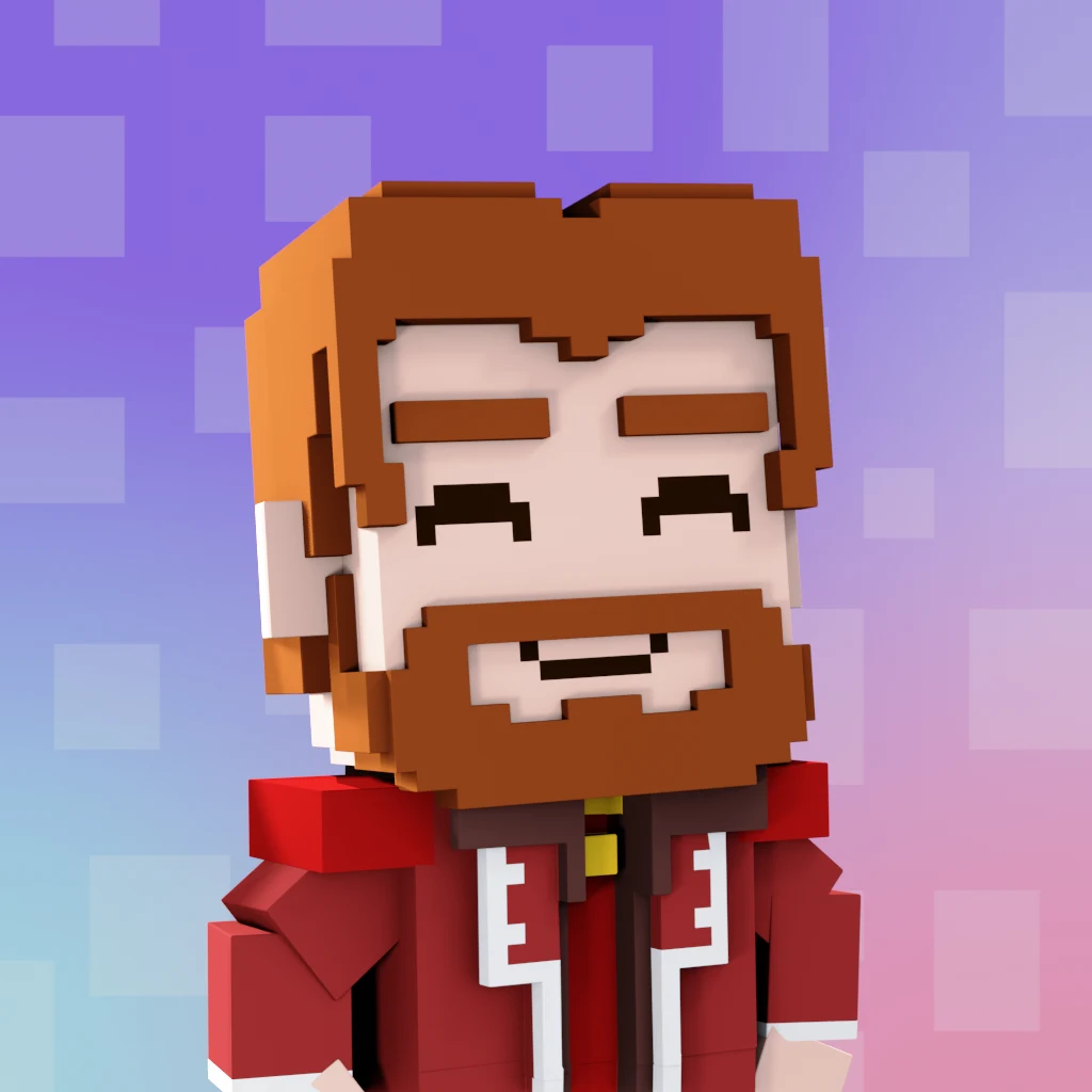 Pirate #7344 voxel render