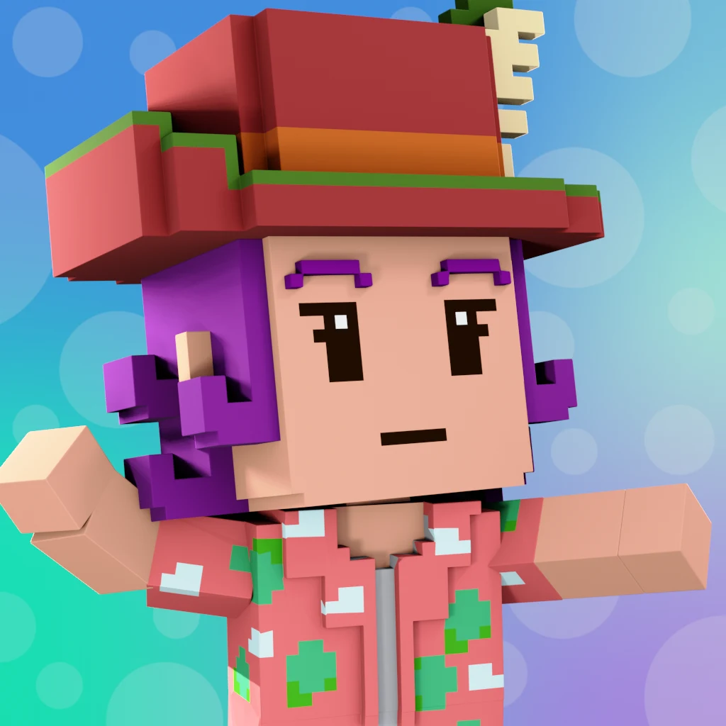 Pirate #7348 voxel render