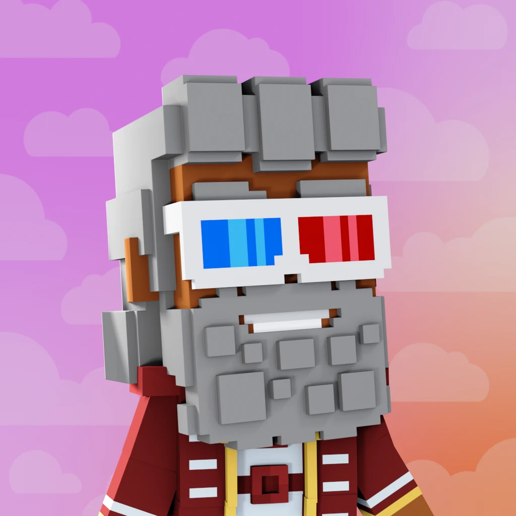 Pirate #735 voxel render