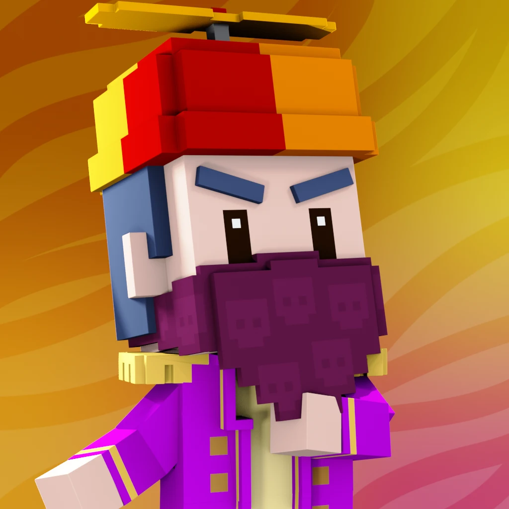 Pirate #7351 voxel render