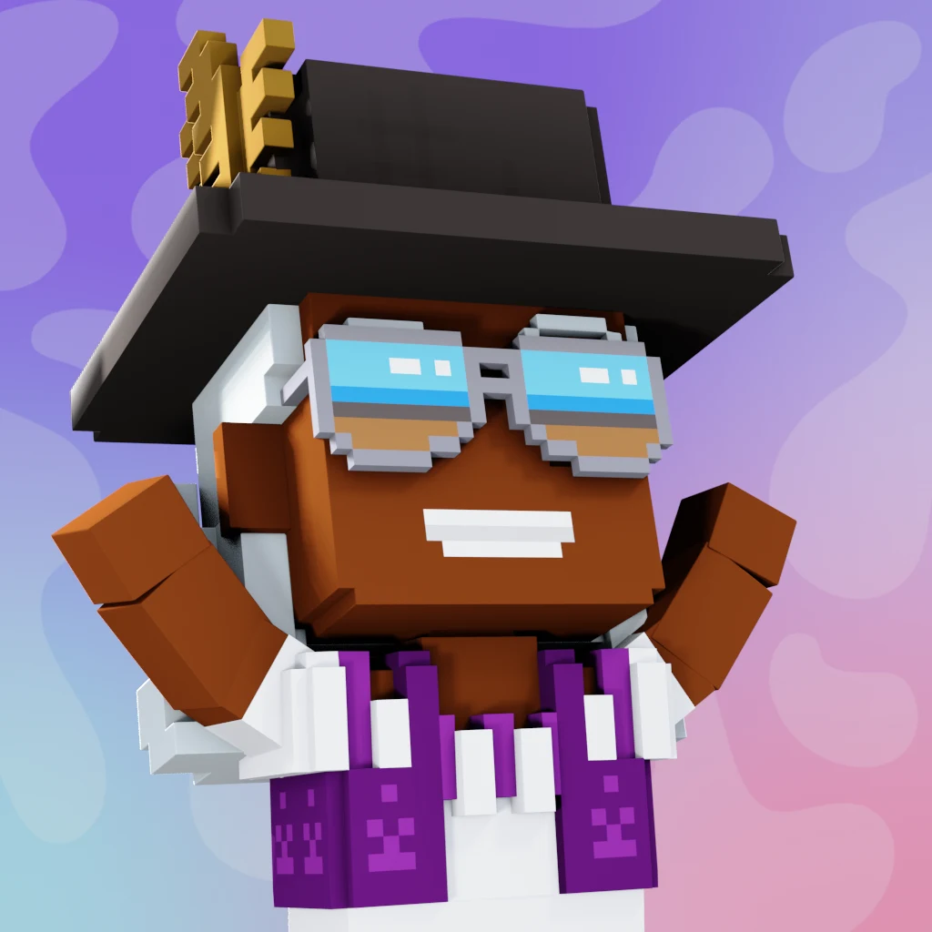 Pirate #7352 voxel render