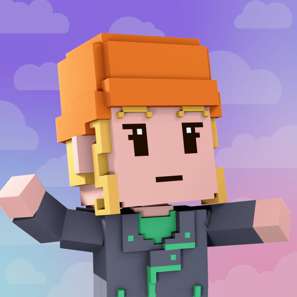Pirate #7356 voxel render