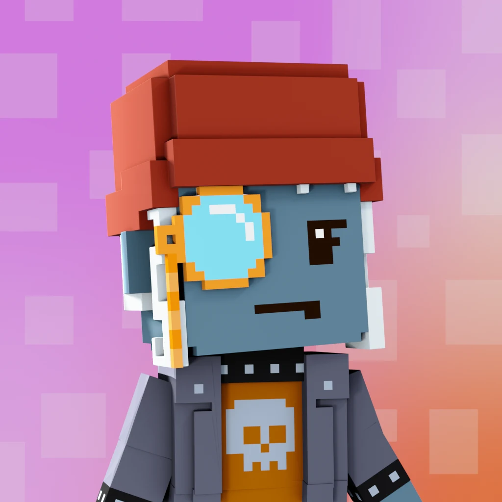 Pirate #7359 voxel render
