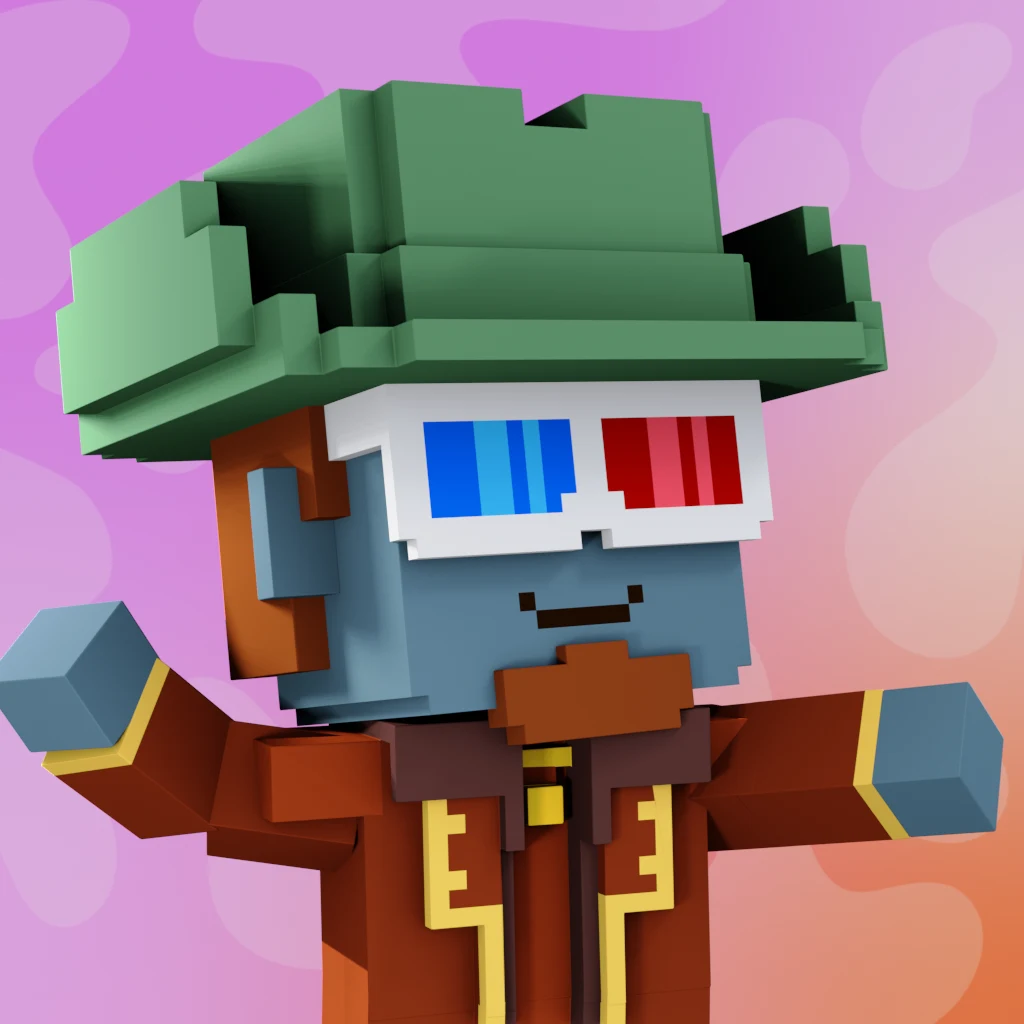 Pirate #7360 voxel render