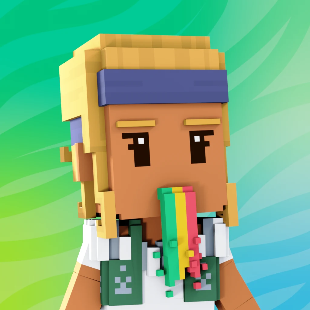 Pirate #7367 voxel render