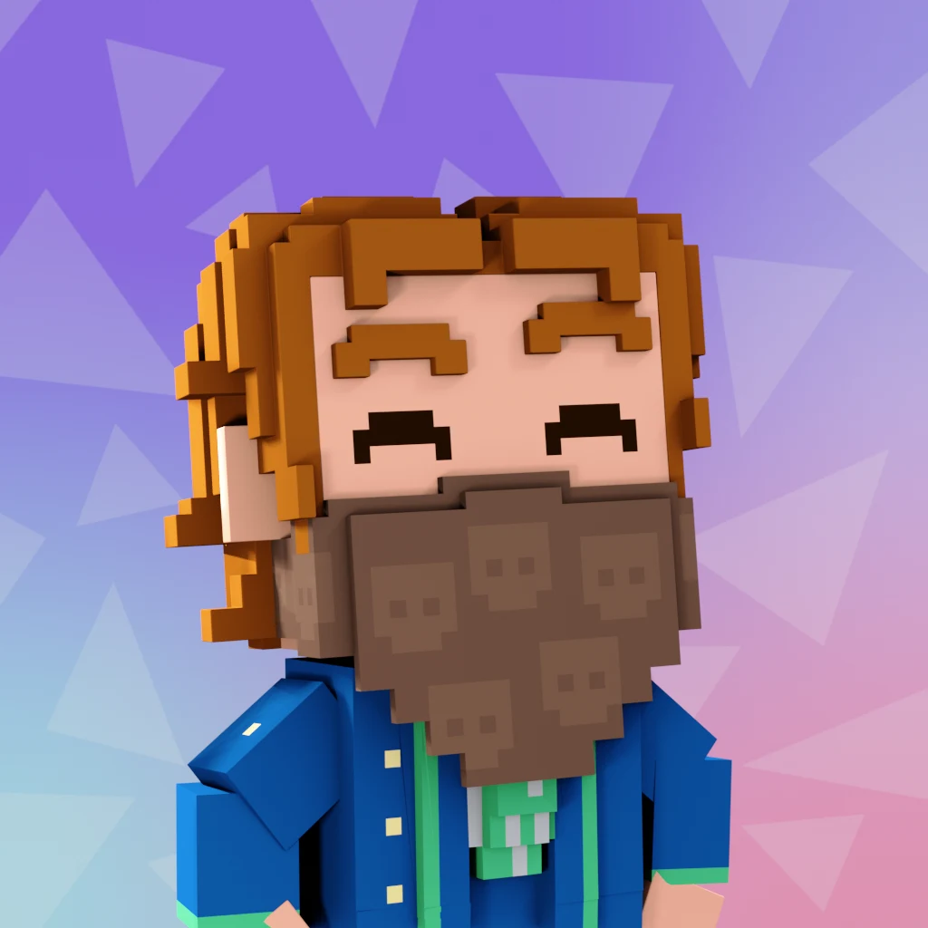Pirate #7371 voxel render