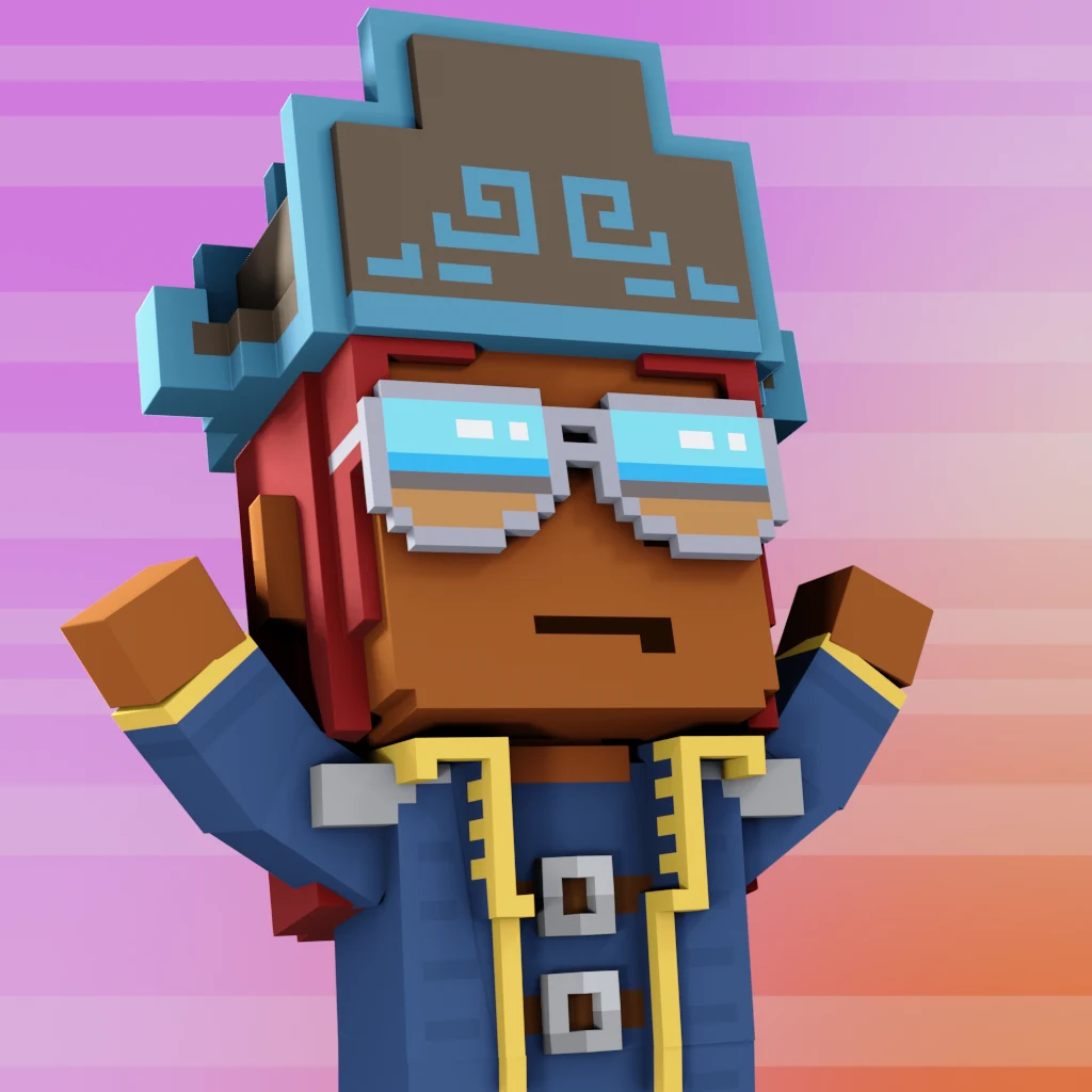 Pirate #7374 voxel render