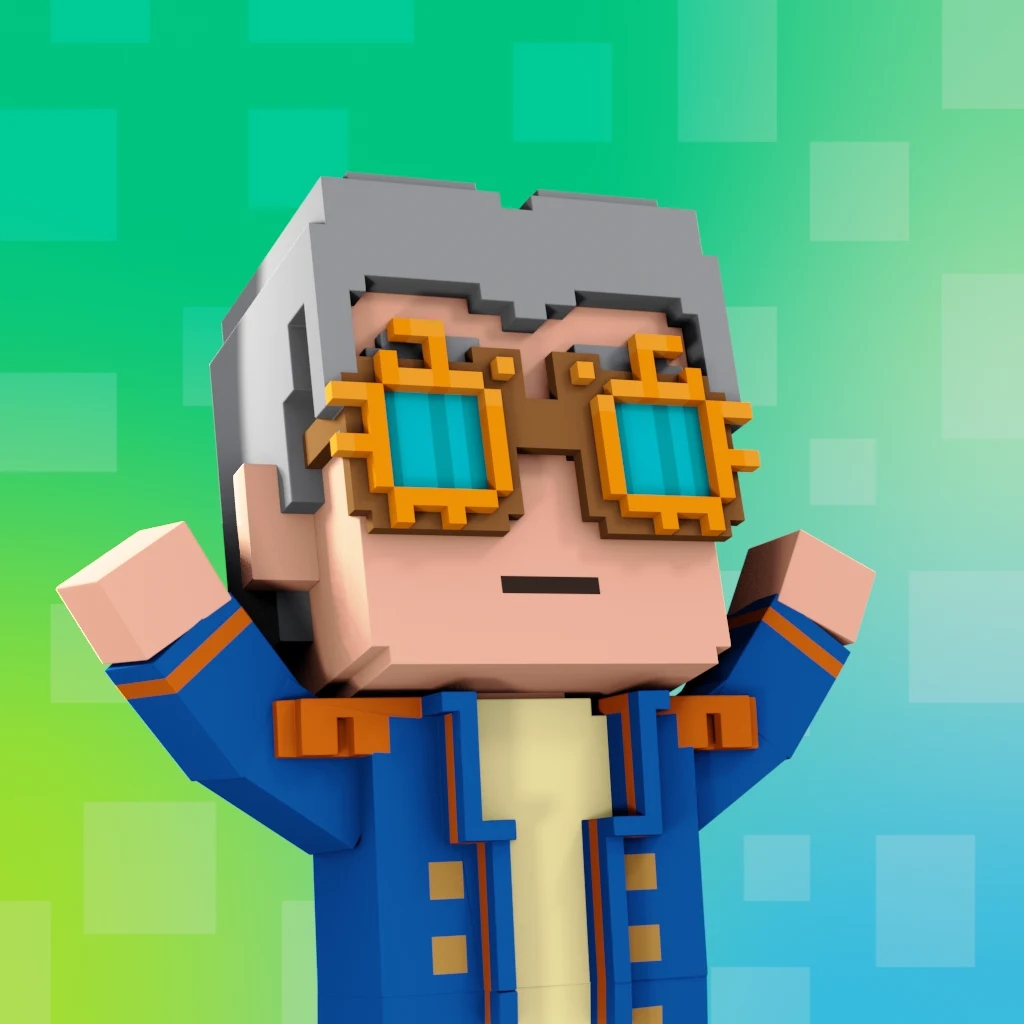 Pirate #7379 voxel render