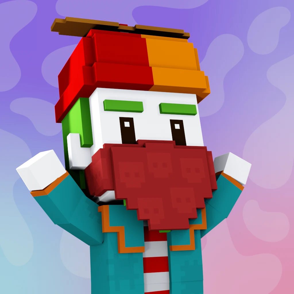 Pirate #738 voxel render