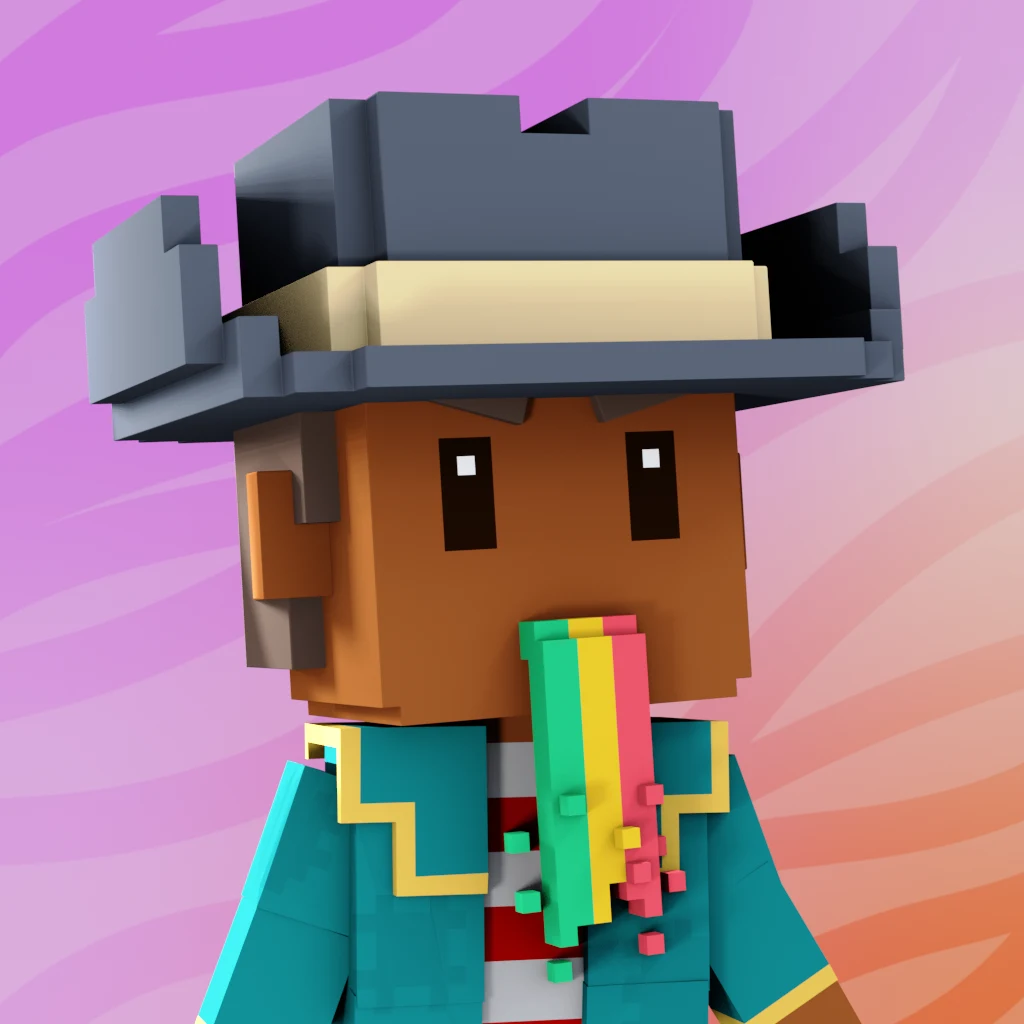 Pirate #7380 voxel render