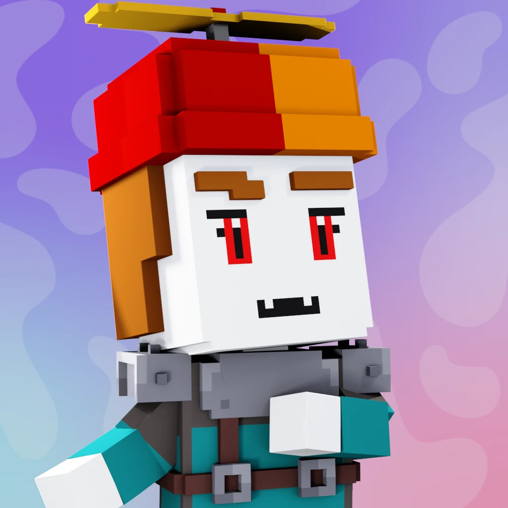 Pirate #7381 voxel render