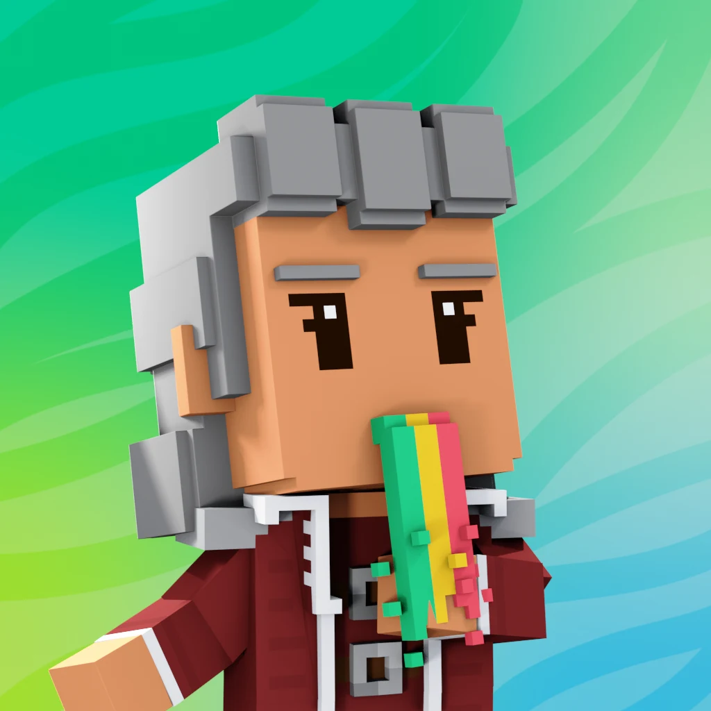 Pirate #7382 voxel render