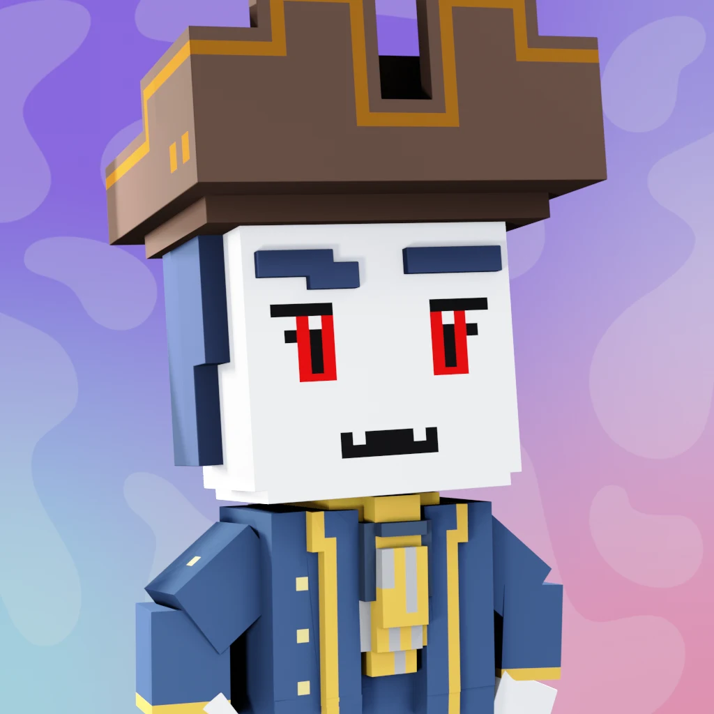 Pirate #7385 voxel render