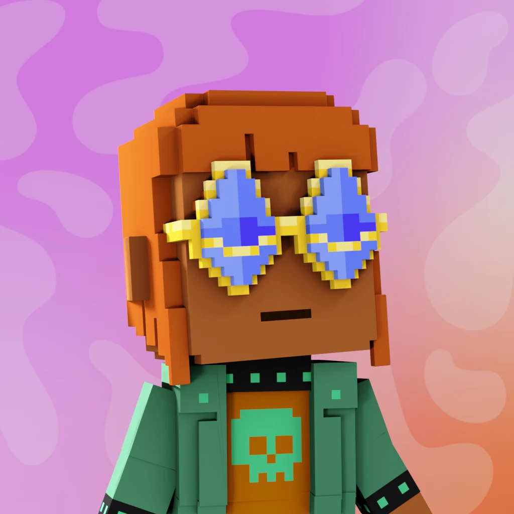 Pirate #7386 voxel render