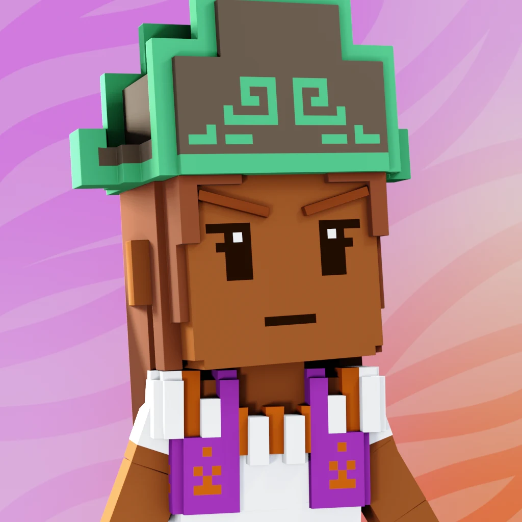 Pirate #7389 voxel render