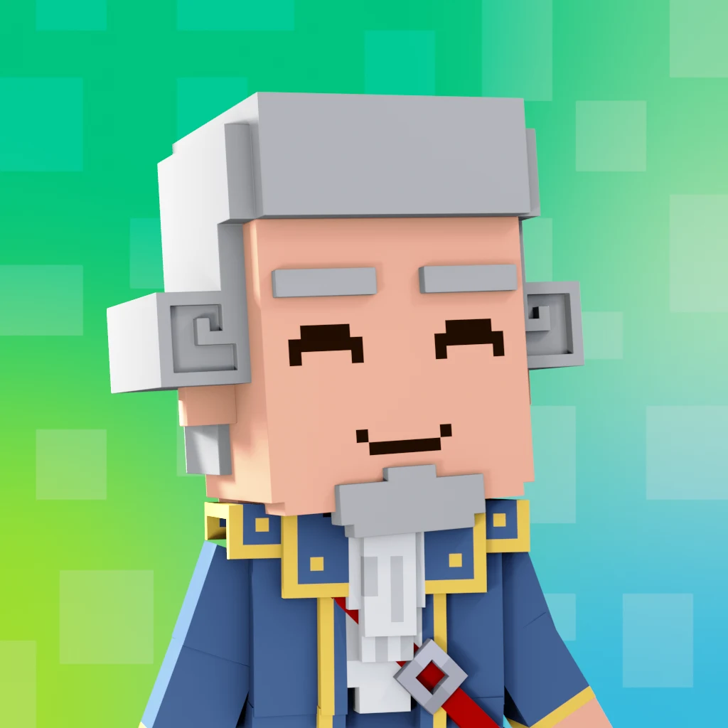 Pirate #739 voxel render