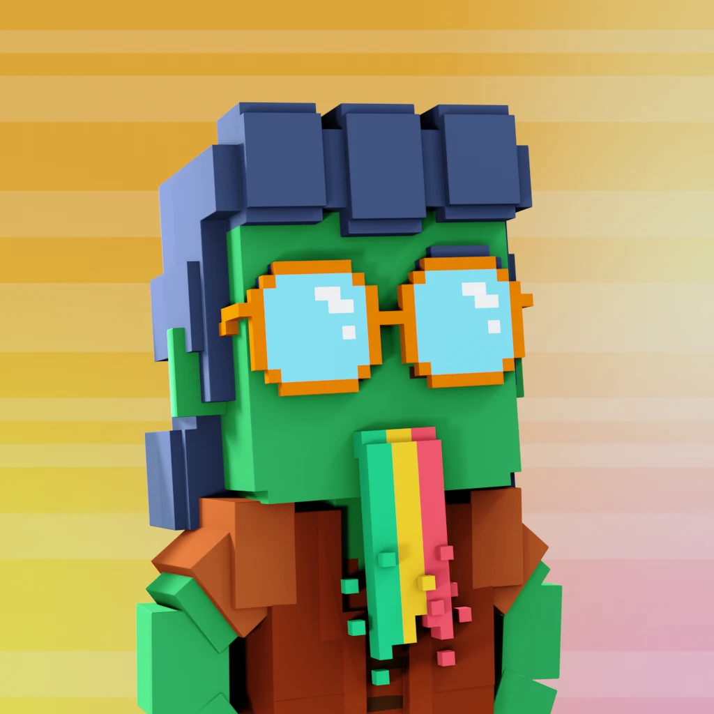 Pirate #7390 voxel render