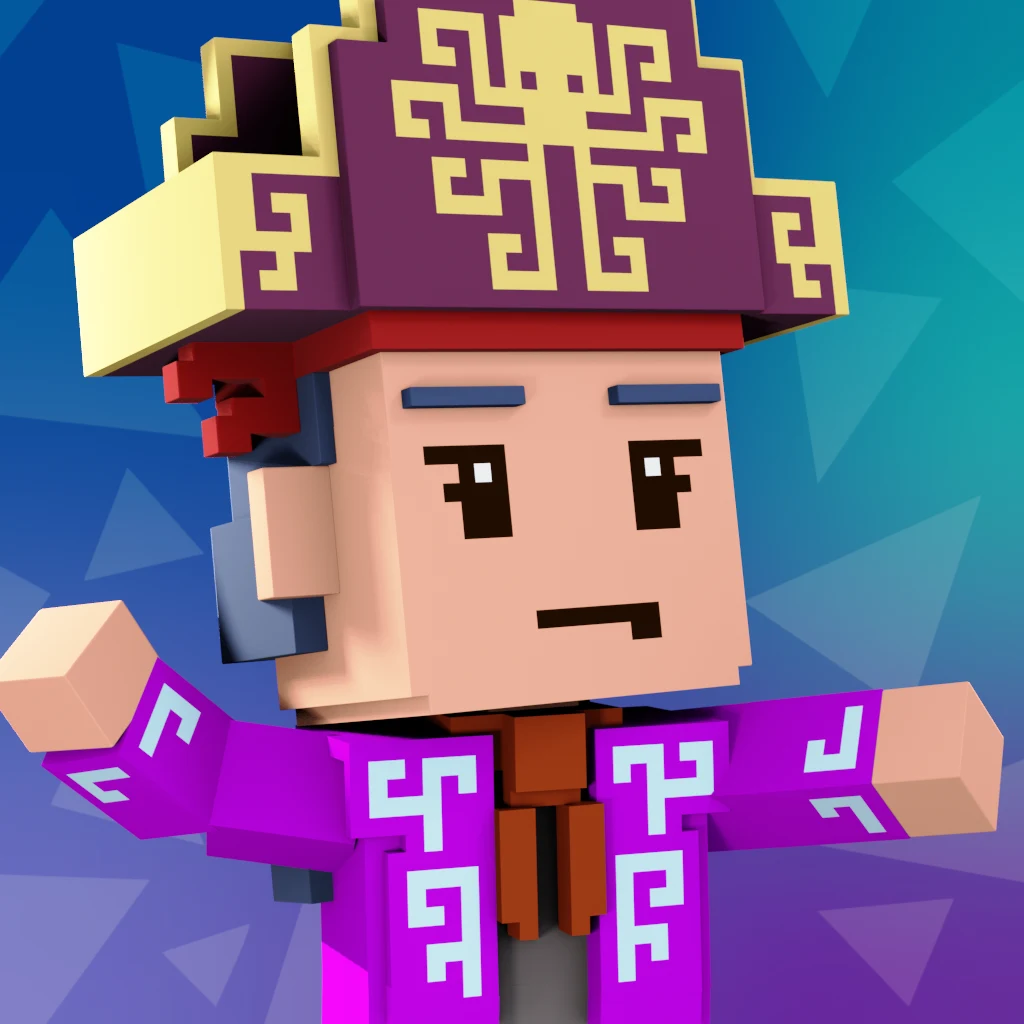 Pirate #7395 voxel render
