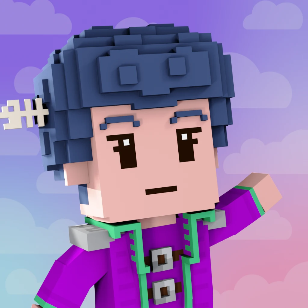 Pirate #7398 voxel render
