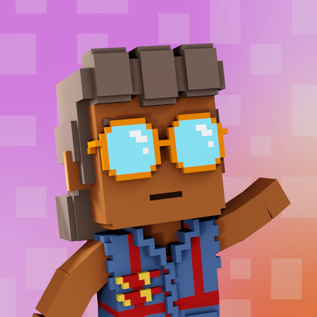 Pirate #7399 voxel render