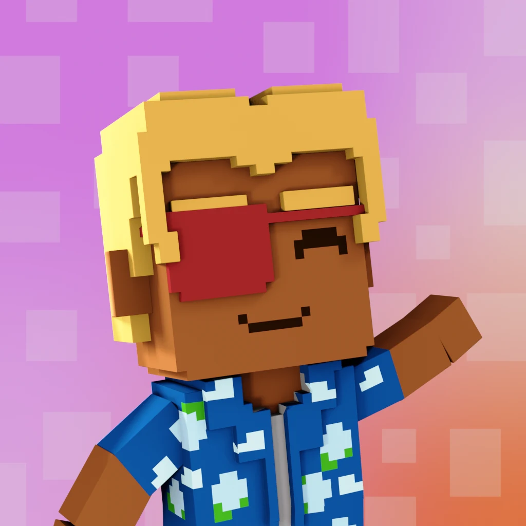 Pirate #7401 voxel render