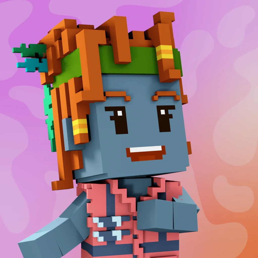 Pirate #7405 voxel render