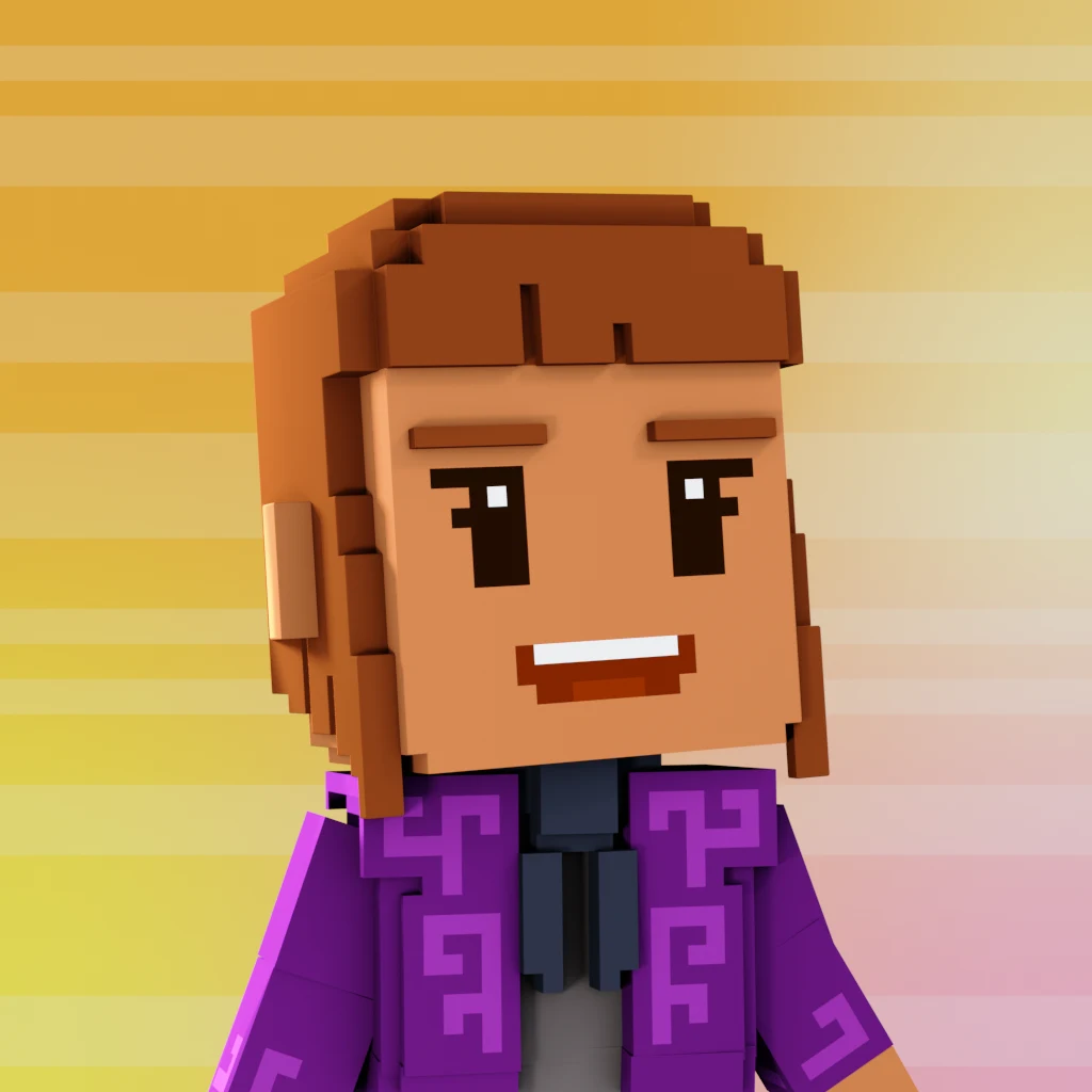 Pirate #7411 voxel render