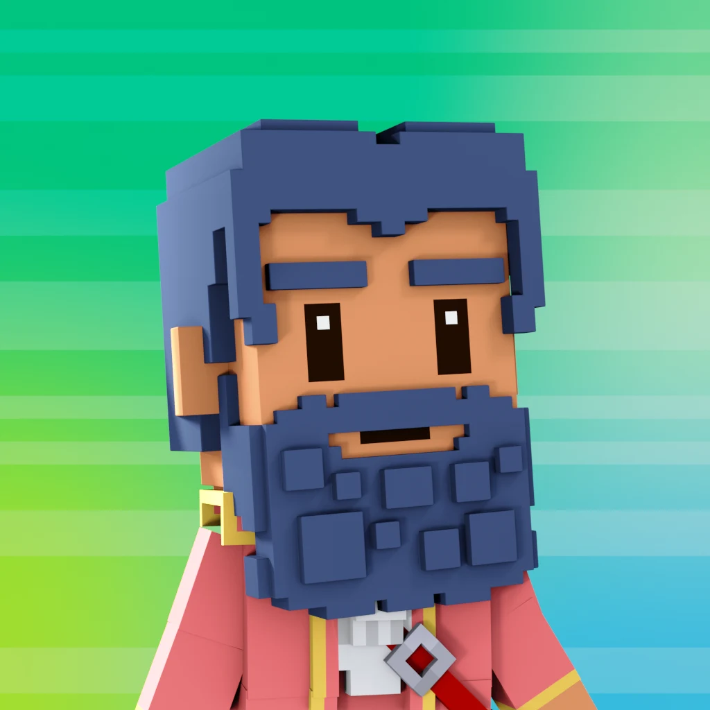 Pirate #7416 voxel render