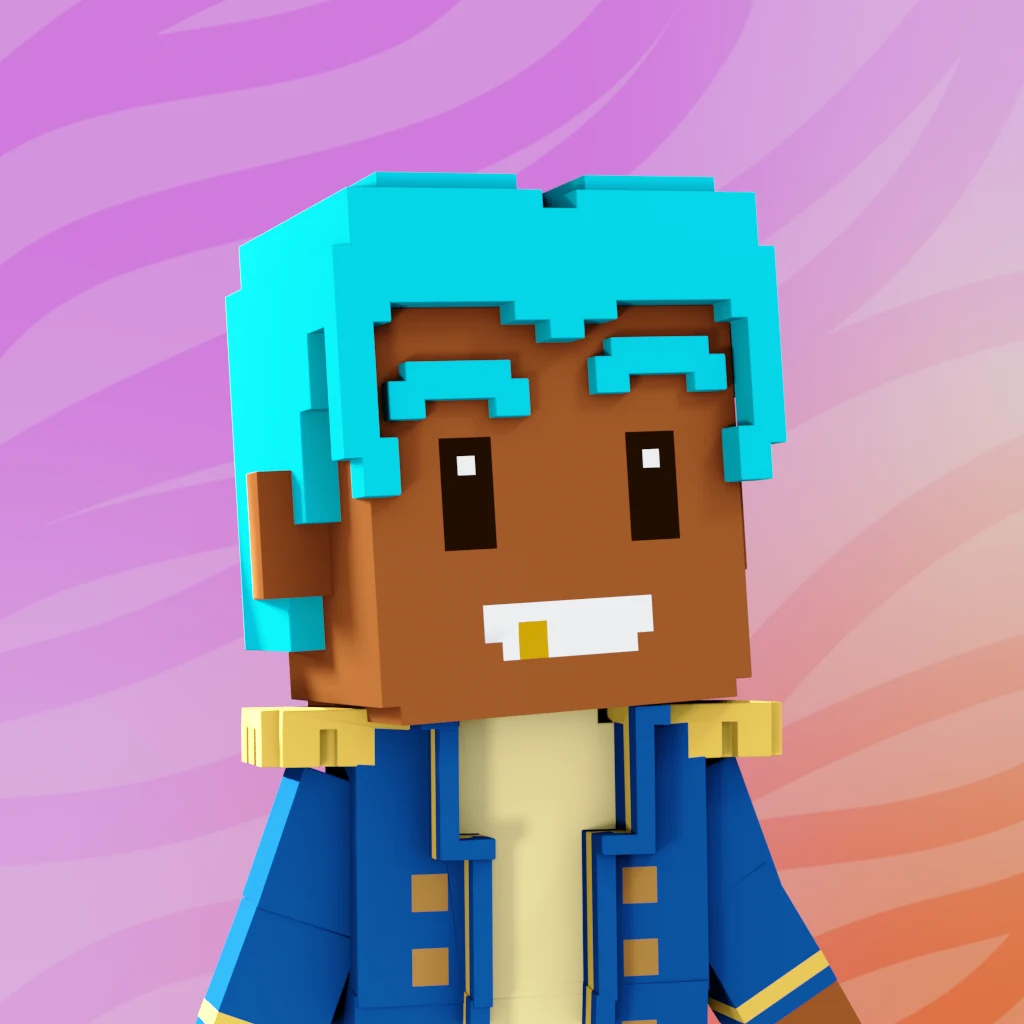 Pirate #7417 voxel render