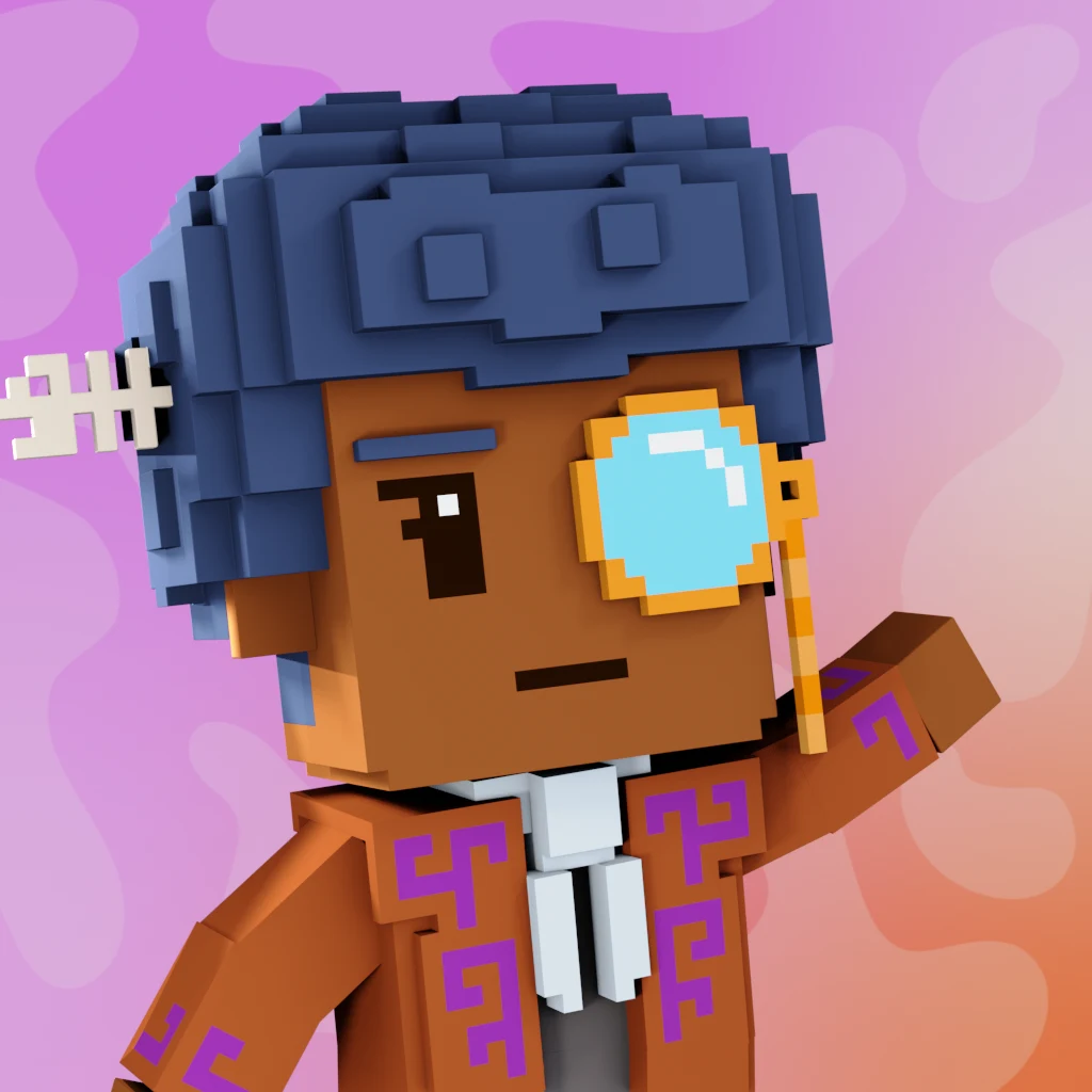 Pirate #7419 voxel render