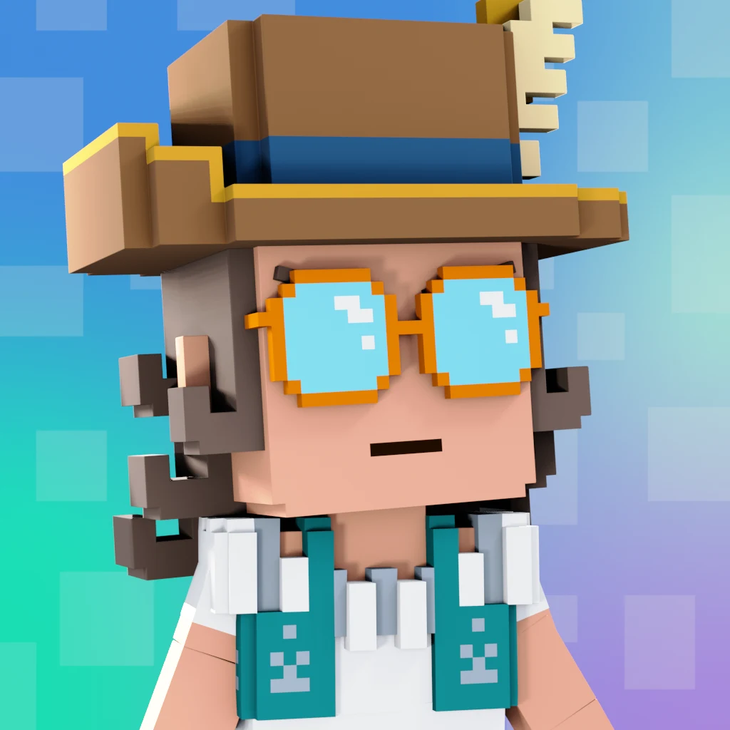 Pirate #742 voxel render