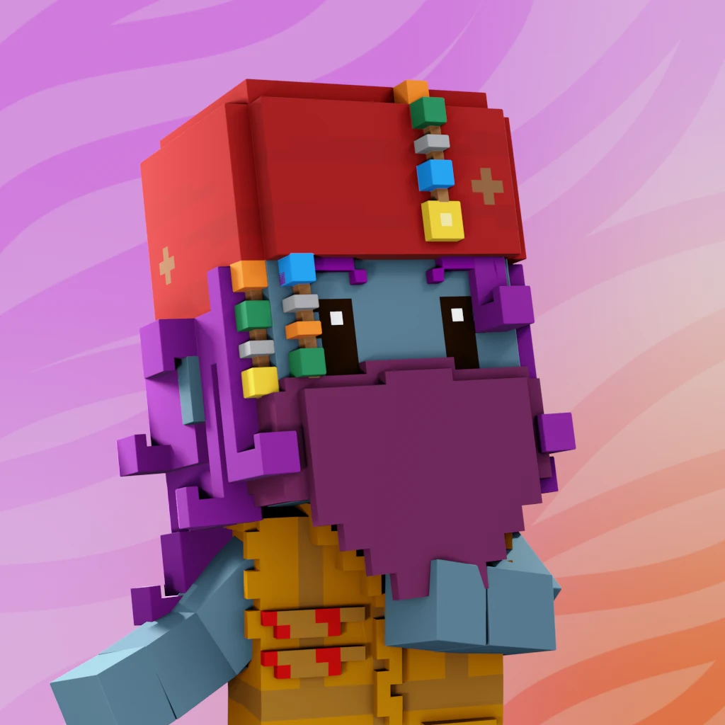 Pirate #7420 voxel render