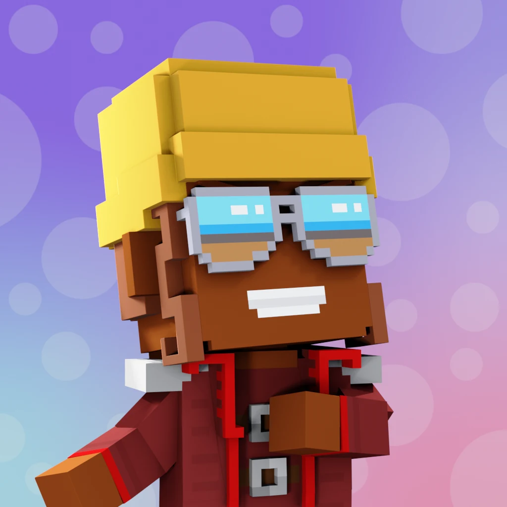 Pirate #7421 voxel render