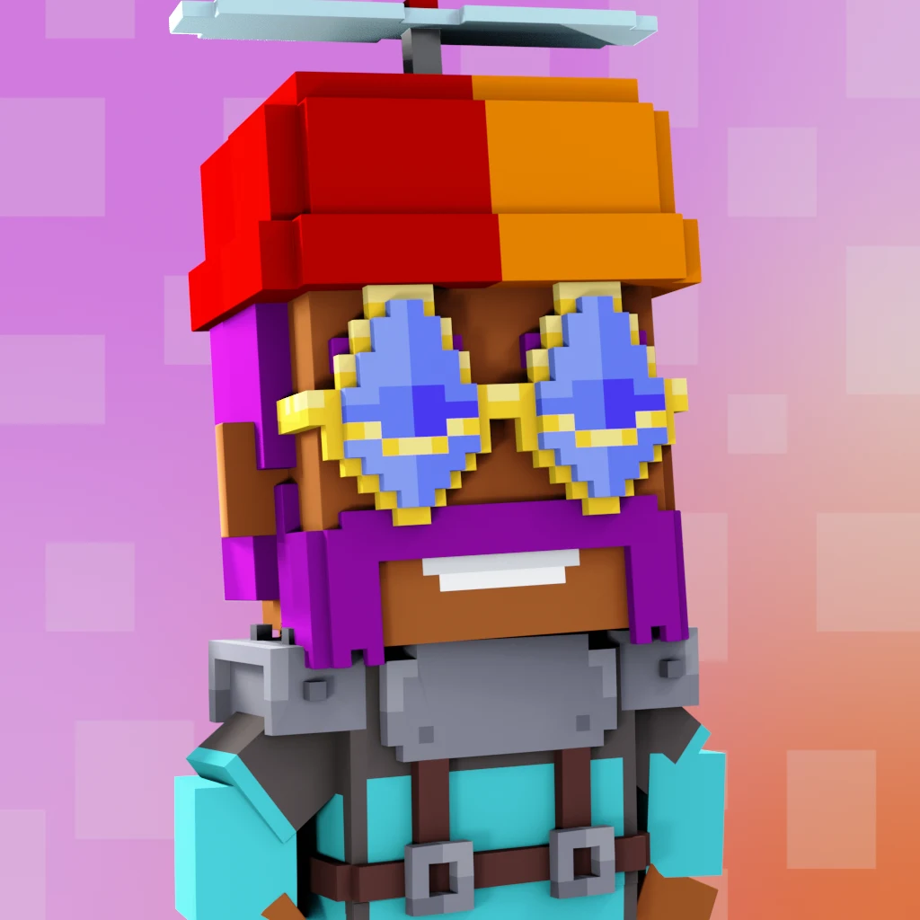 Pirate #7425 voxel render