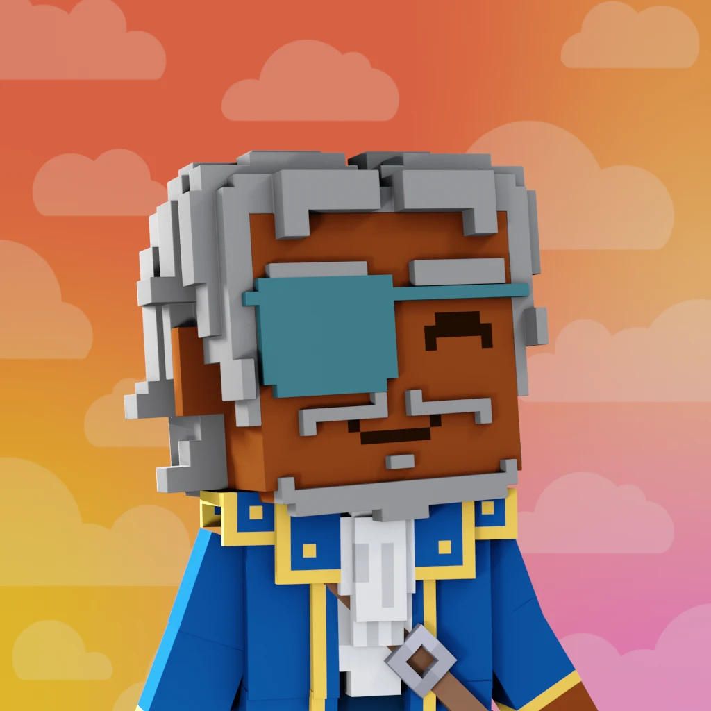Pirate #743 voxel render