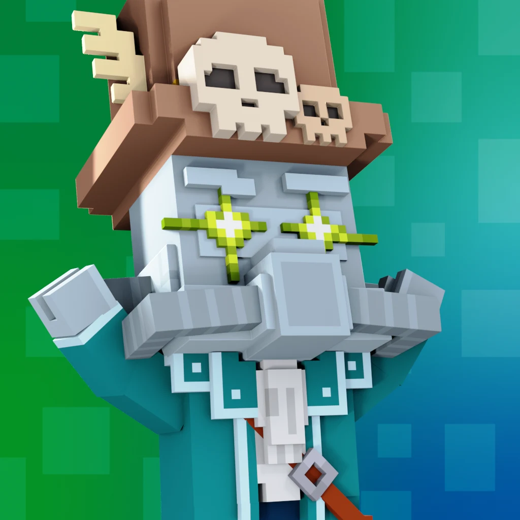 Pirate #7430 voxel render