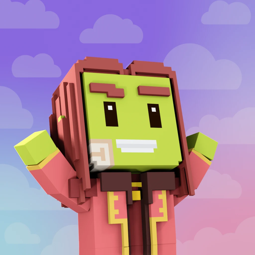 Pirate #7432 voxel render