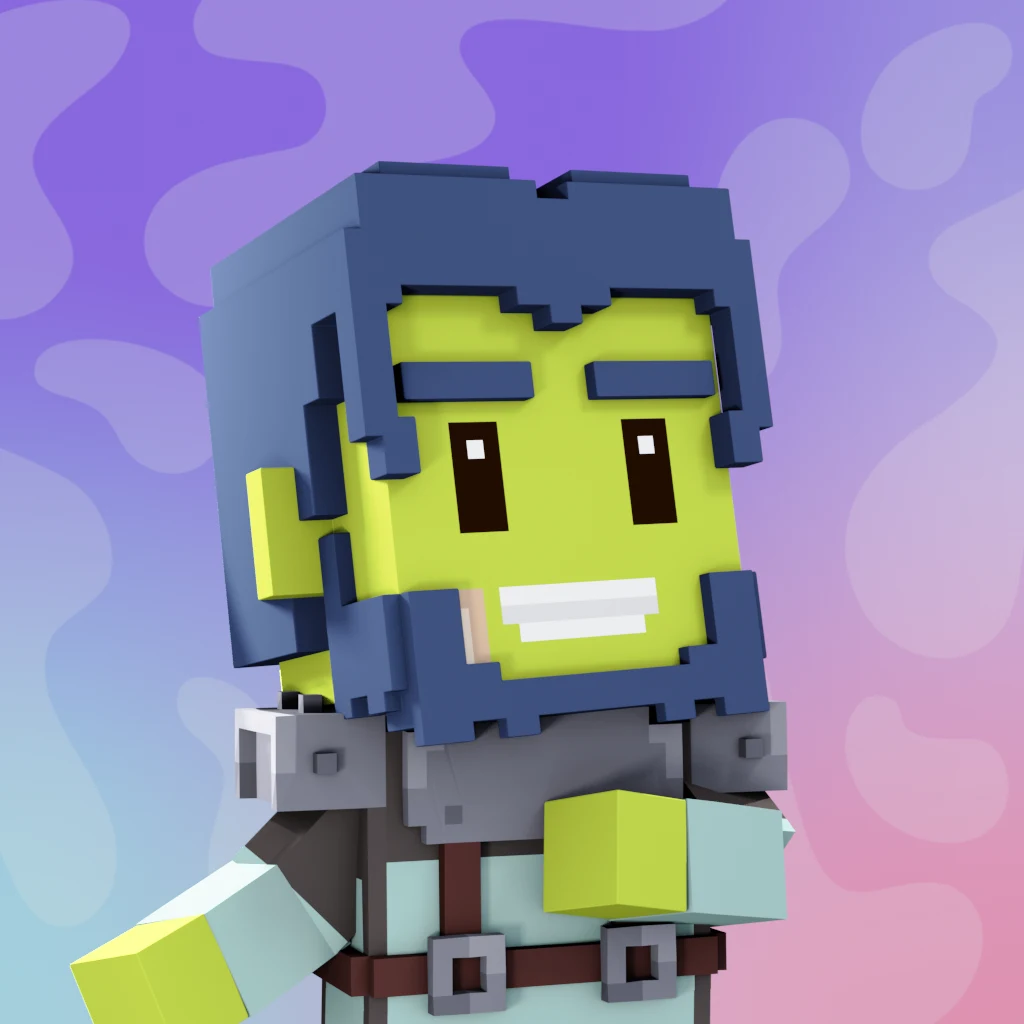 Pirate #7435 voxel render