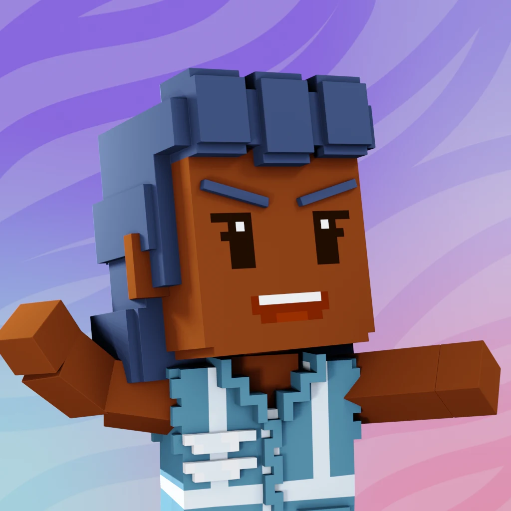 Pirate #7436 voxel render