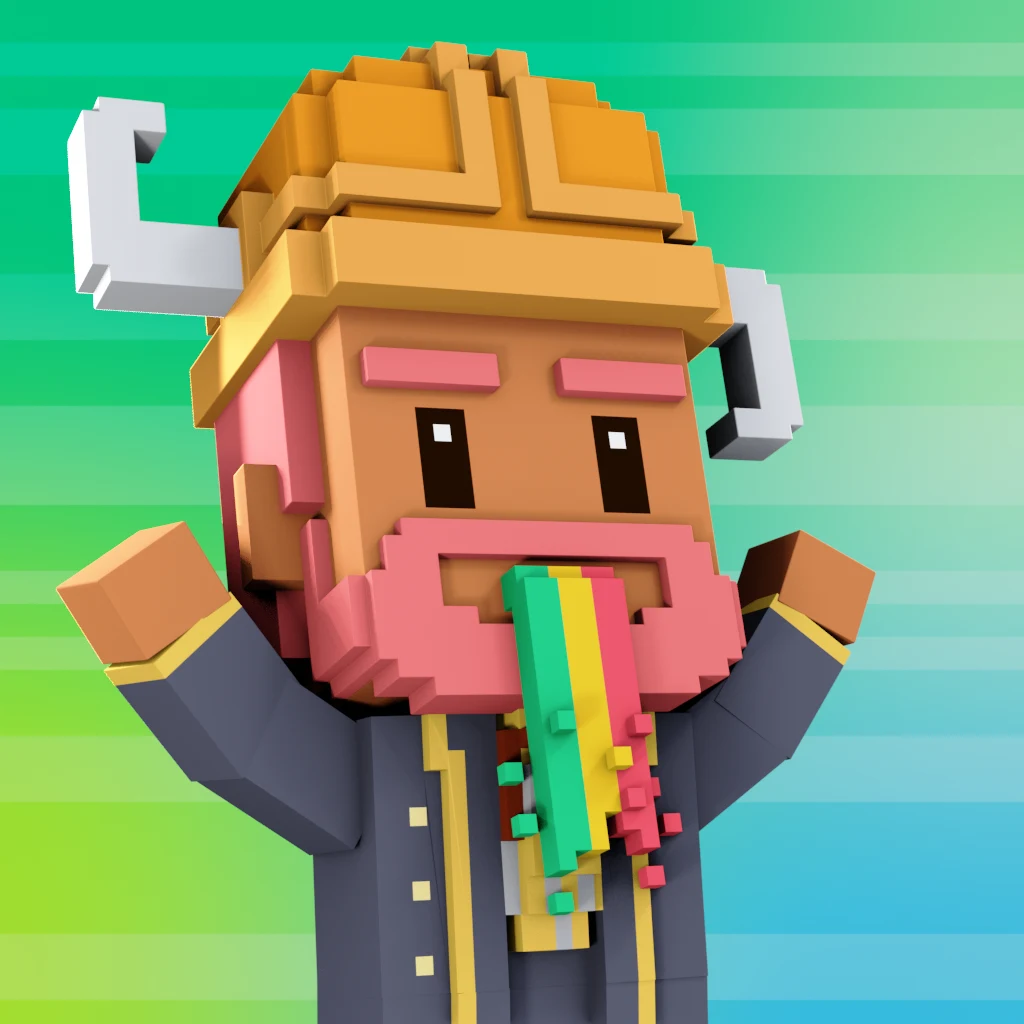 Pirate #7437 voxel render