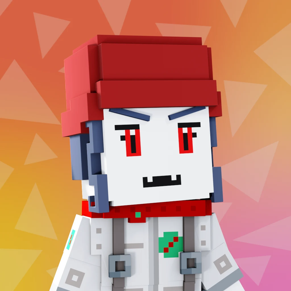 Pirate #7438 voxel render