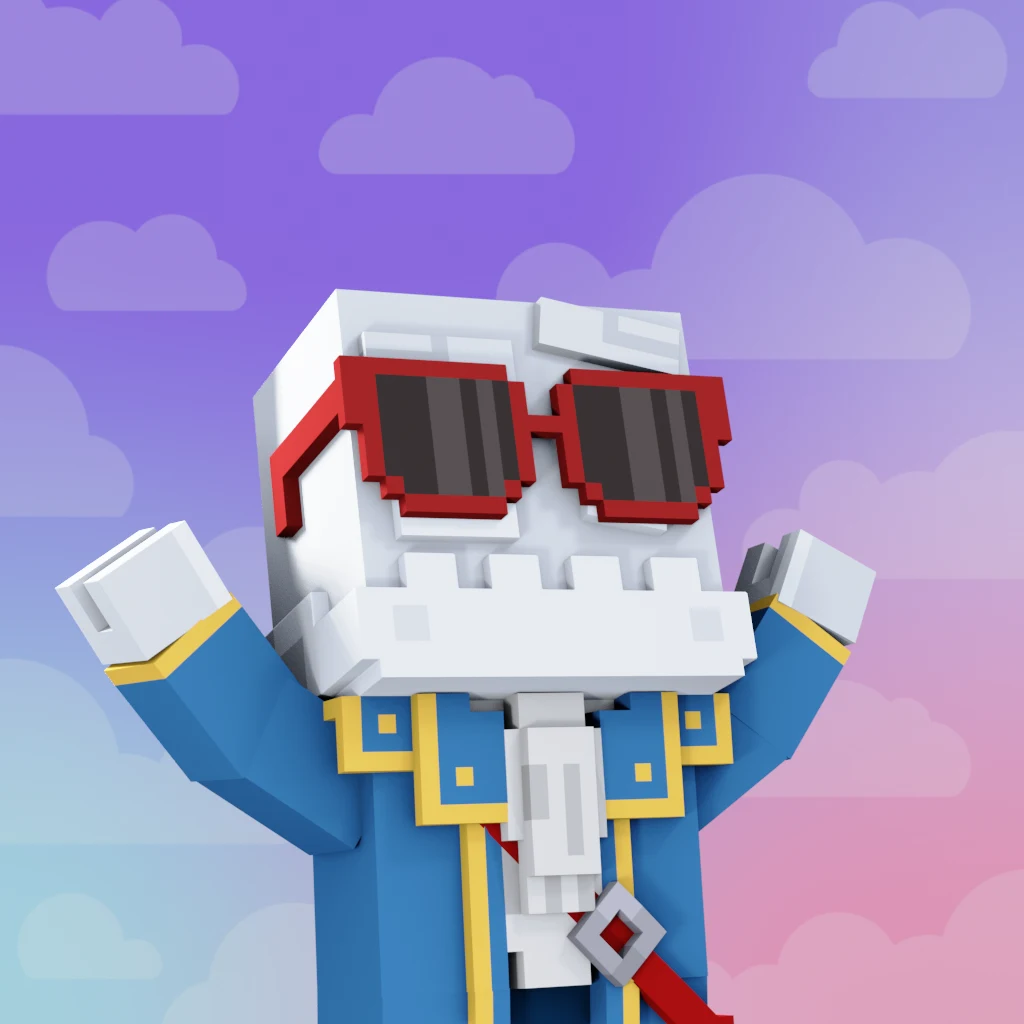 Pirate #7439 voxel render