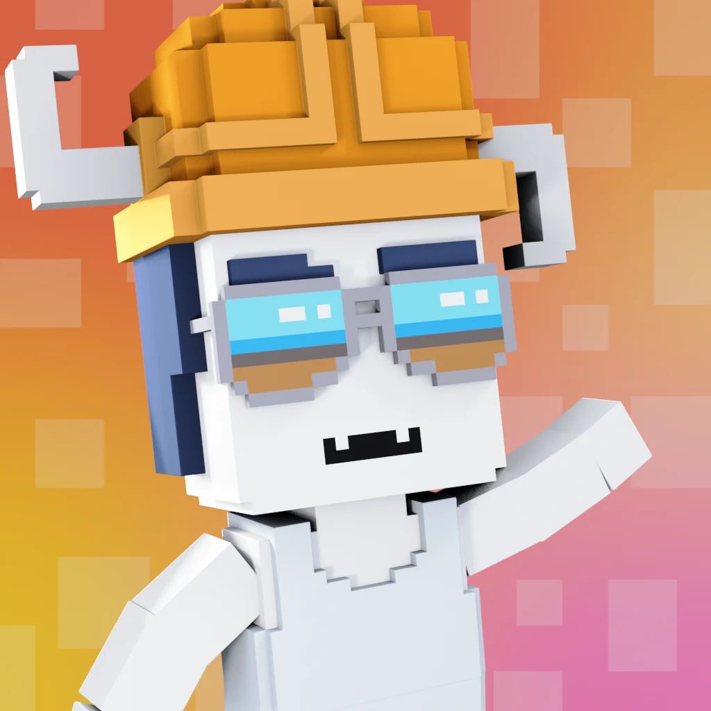 Pirate #744 voxel render