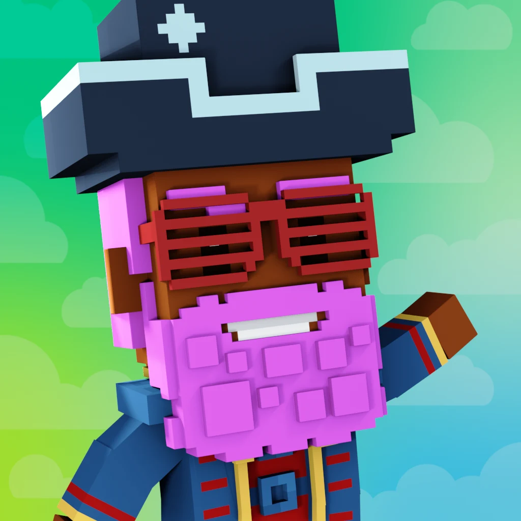 Pirate #7440 voxel render