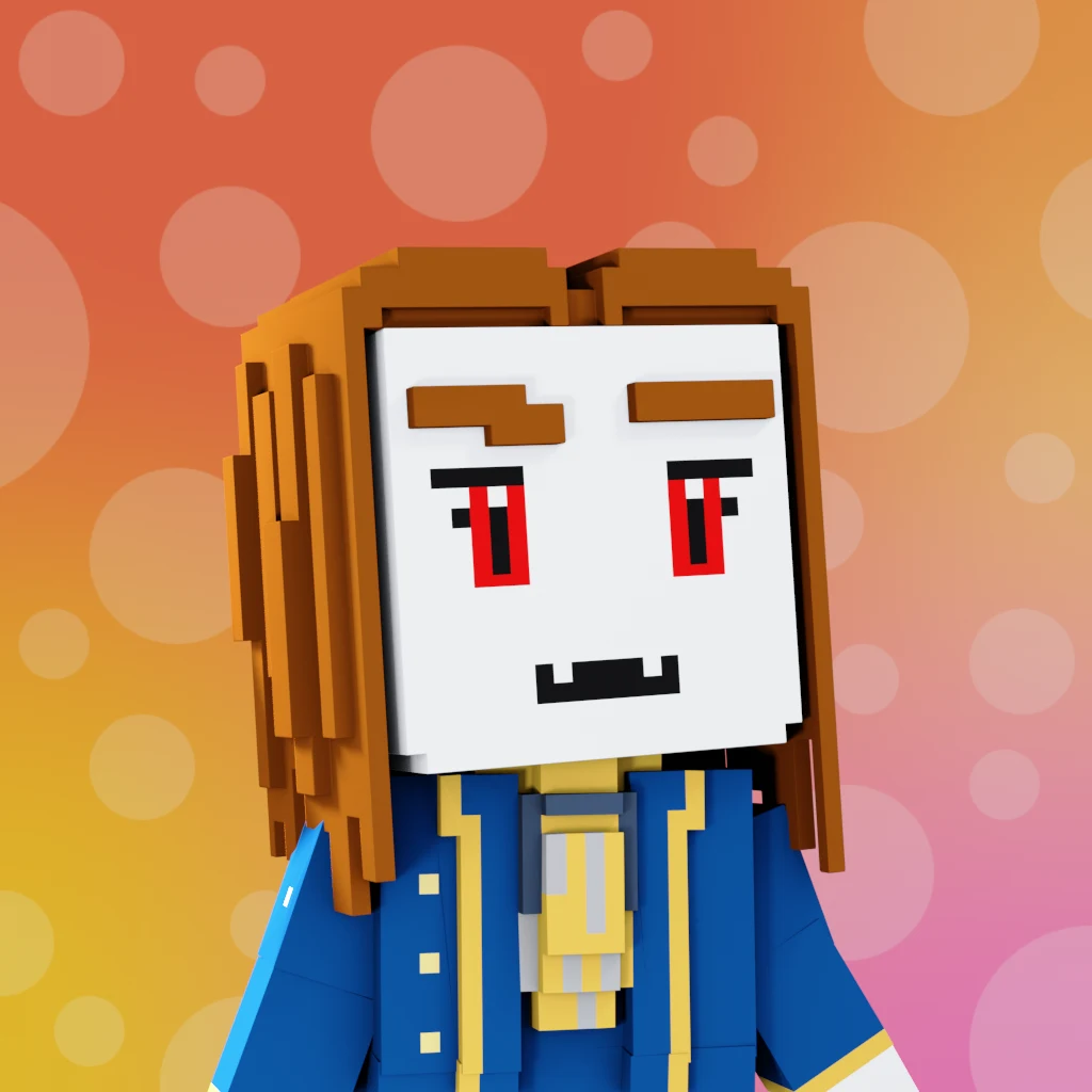 Pirate #7441 voxel render