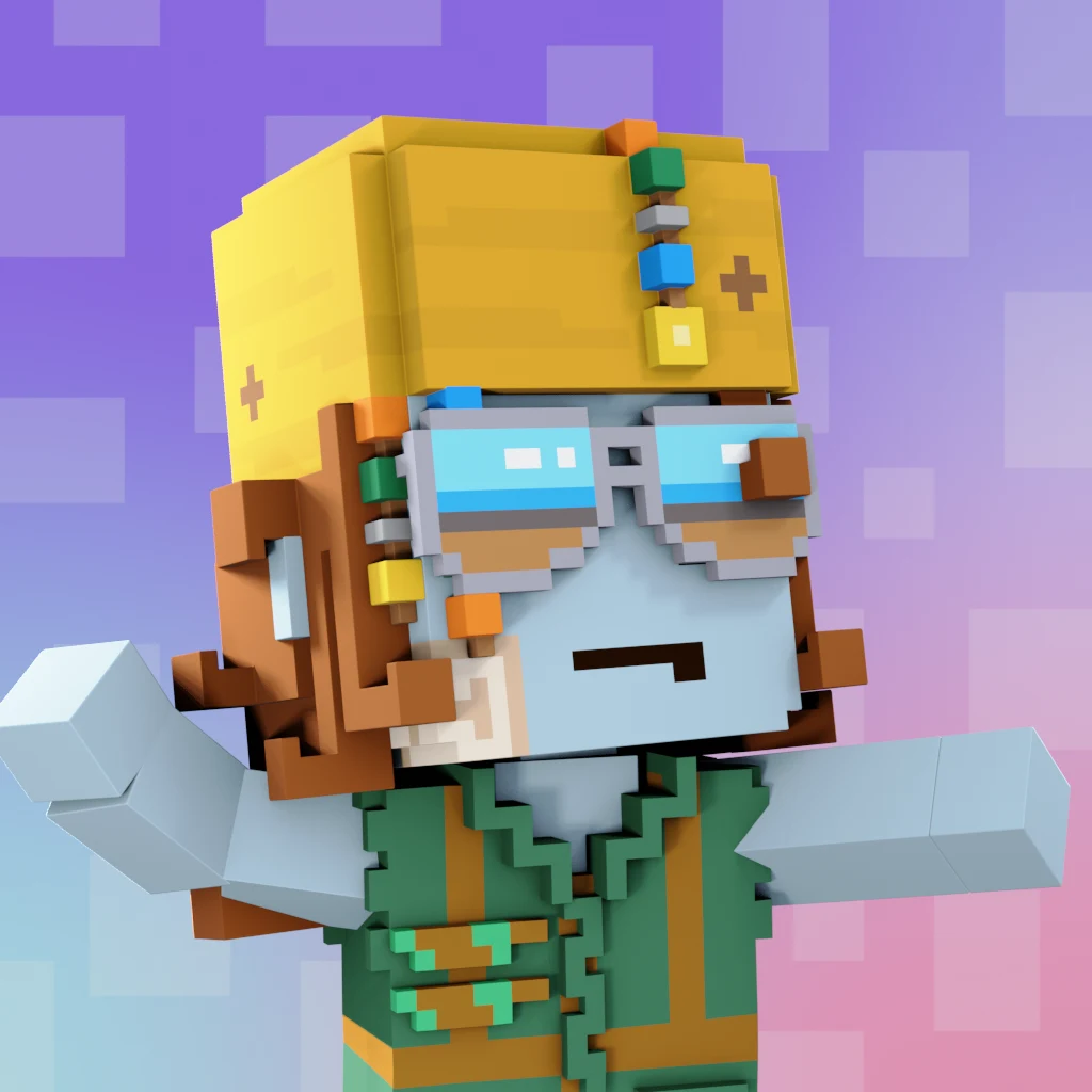 Pirate #7442 voxel render
