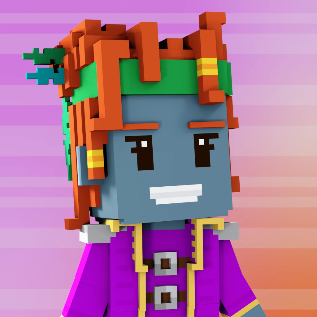 Pirate #7443 voxel render